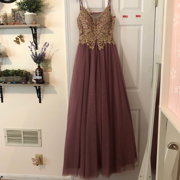 Dresses | Purple And Gold Prom Dress | Poshmark Dresses | Purple And Gold Prom Dress | Poshmark